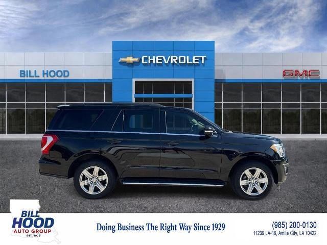2018 Ford Expedition XLT in Shadow Black — front three-quarter view