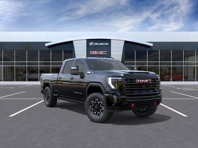 2026 GMC Sierra 2500 HD AT4X in Onyx Black — front three-quarter view