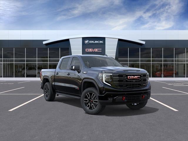 2026 GMC Sierra 1500 AT4 in Onyx Black — front three-quarter view