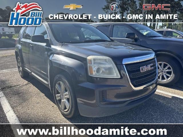 2016 GMC Terrain SLE in Iridium Metallic — front three-quarter view