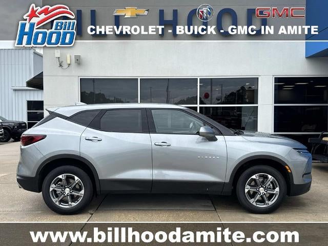 2025 Chevrolet Blazer 2LT in Sterling Gray Metallic — front three-quarter view